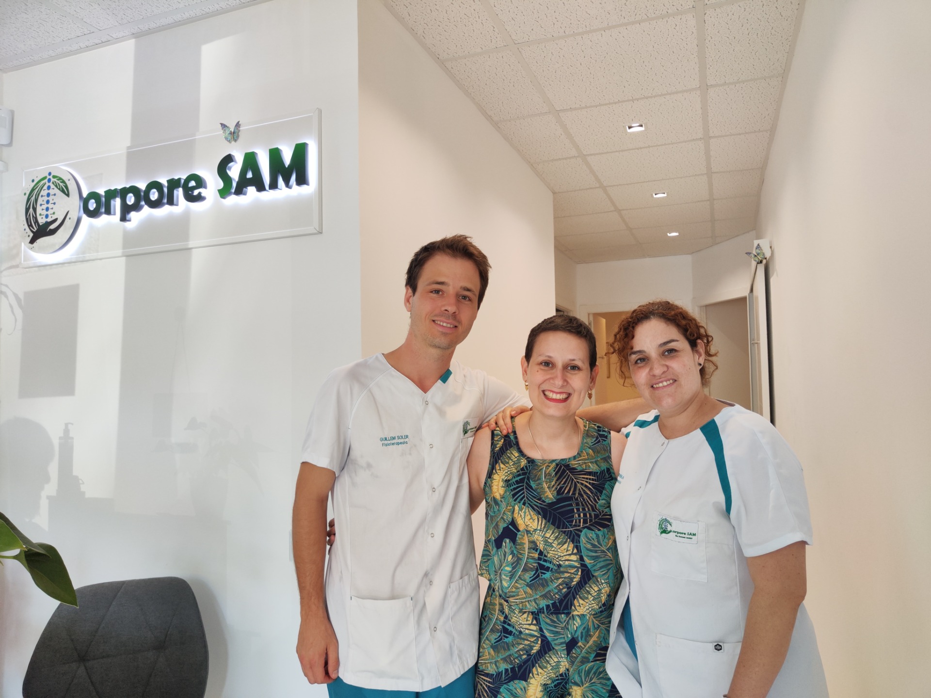 Equipo Corpore SAM Guillem Soler, Silvia Macías, Silvia Rivera.
